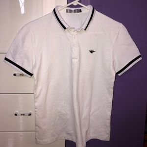 DIOR Embroidered Bee Collar Shirt